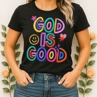 God Is Good Christian Religious Women's T-Shirt thumb 2