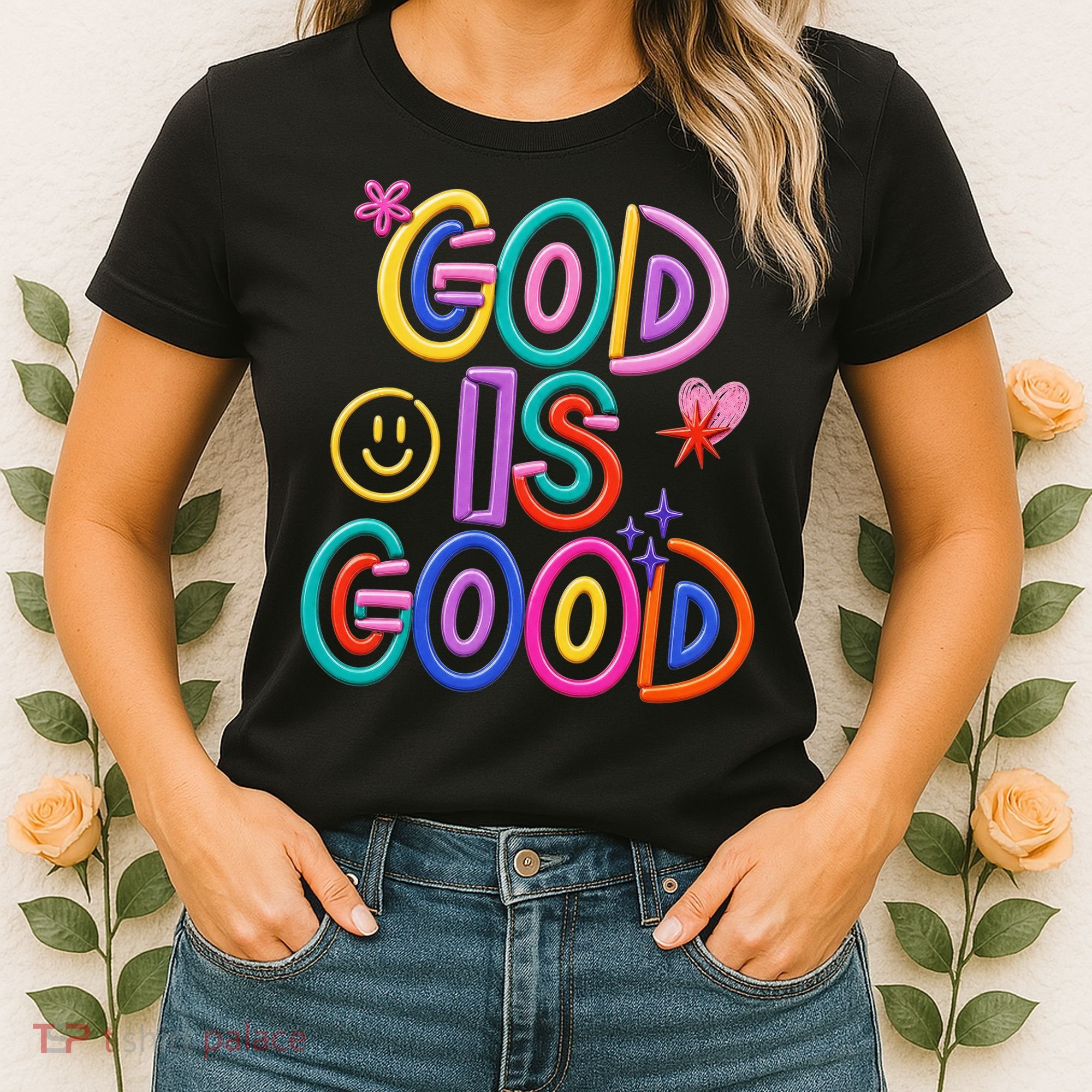 God Is Good Christian Religious Women's T-Shirt