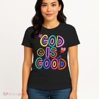 God Is Good Christian Religious Women's T-Shirt thumb 4