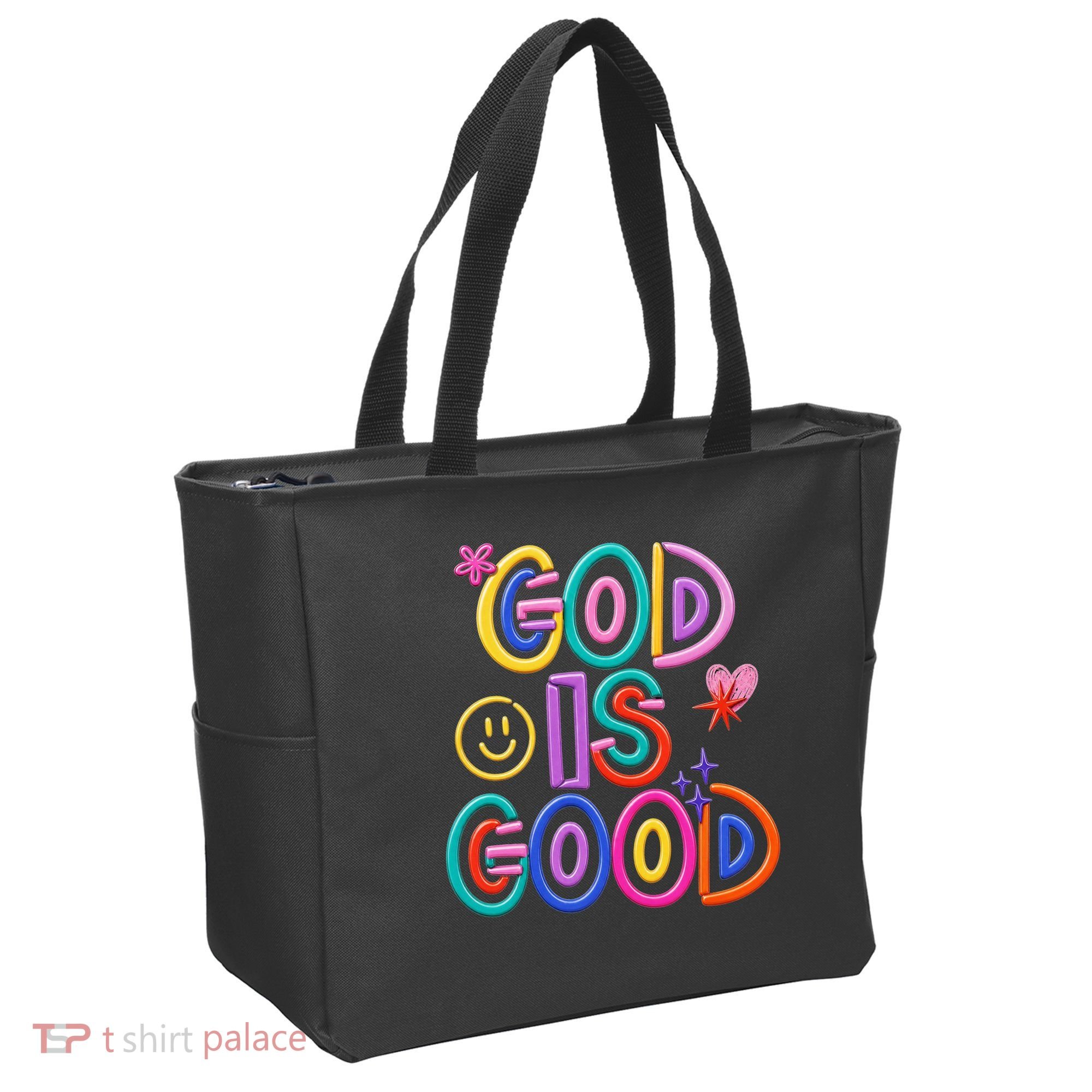 God Is Good Christian Religious Tote Bag