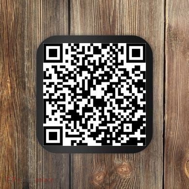 God Is Greater QR Code Coaster