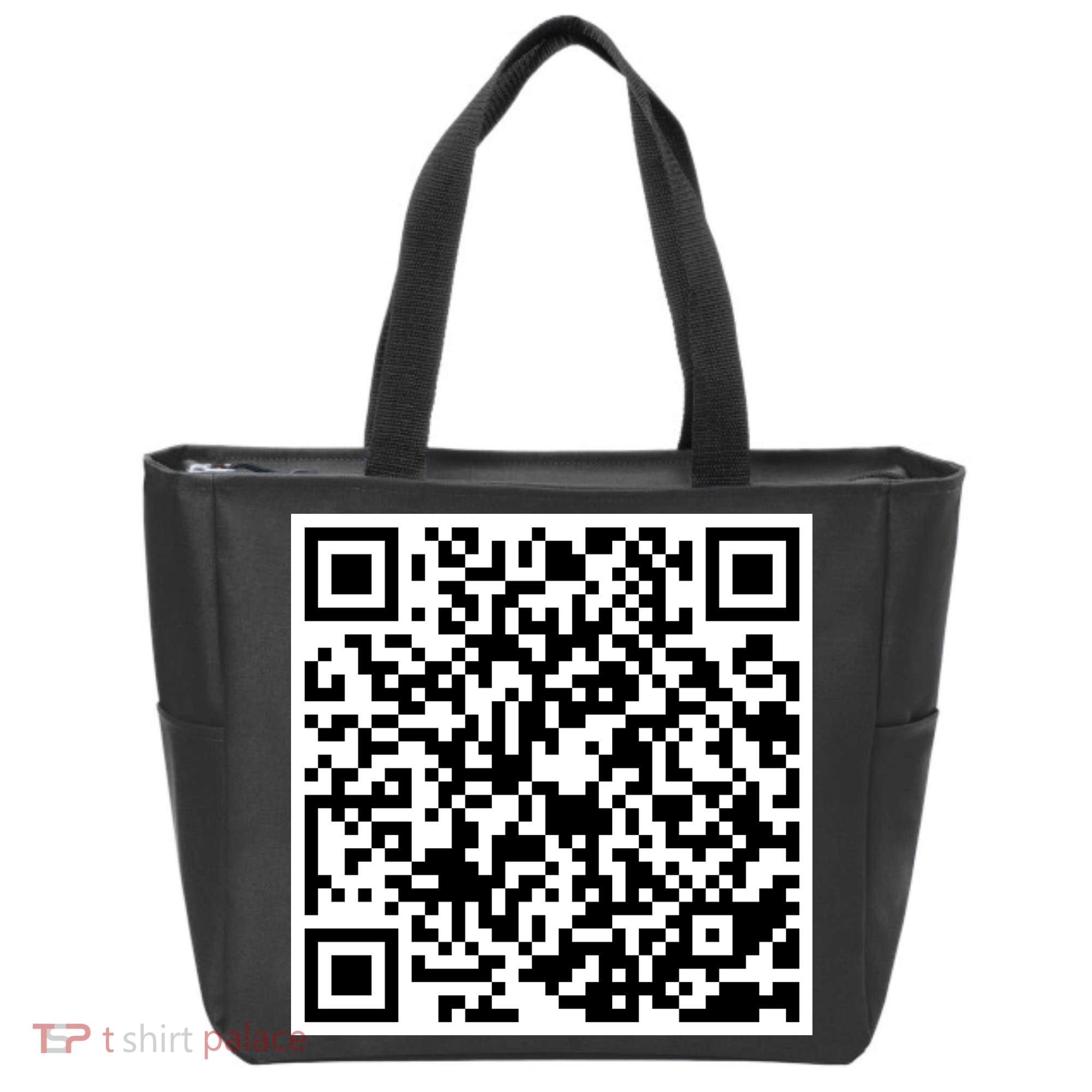 God Is Greater QR Code Tote Bag