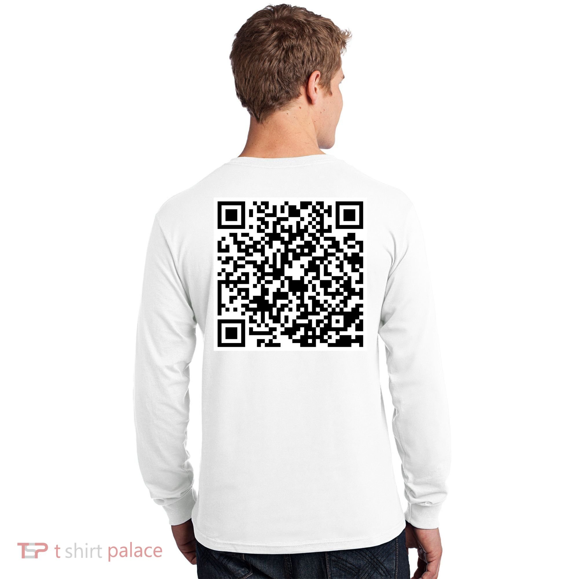 God Is Greater QR Code Long Sleeve Shirt