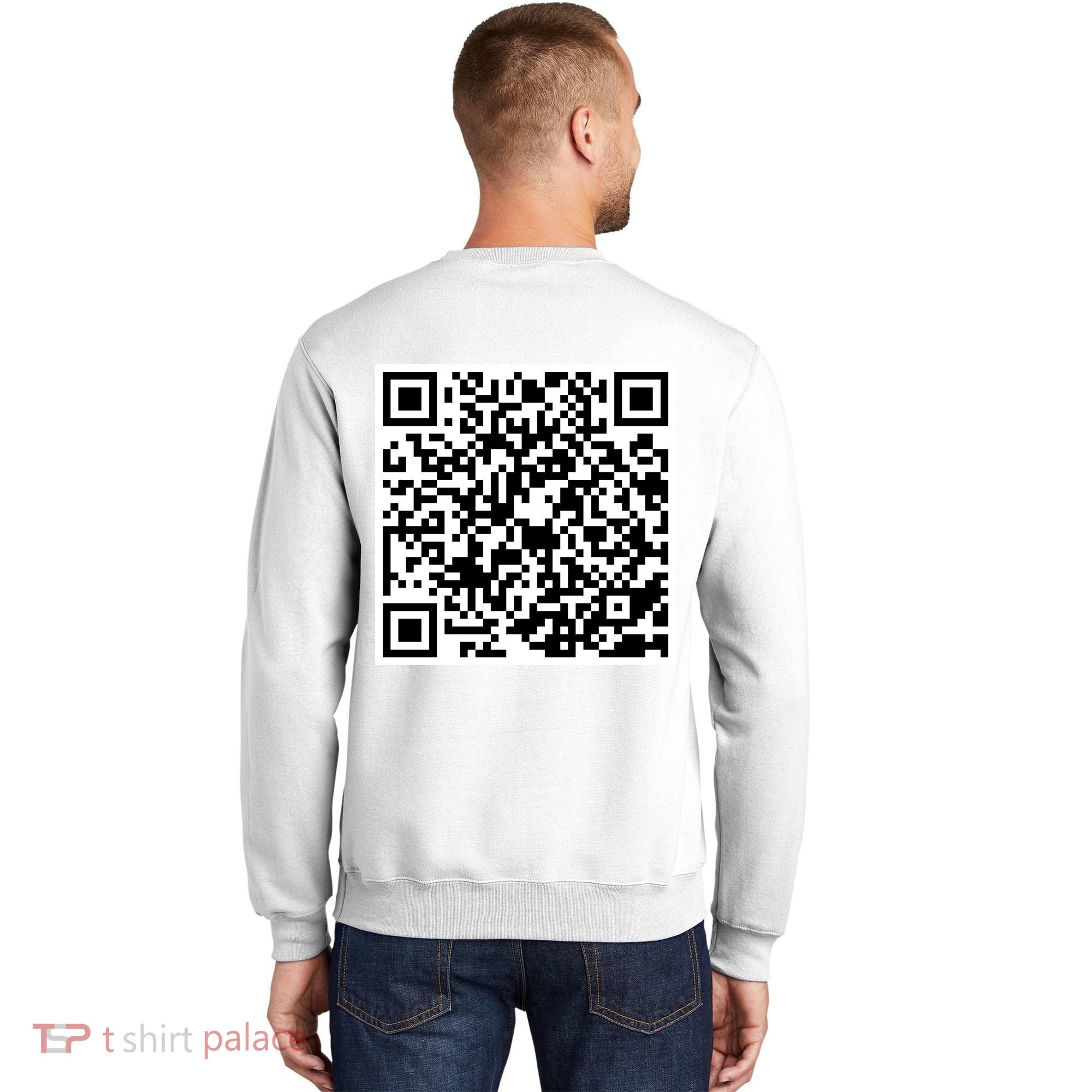 God Is Greater QR Code Sweatshirt