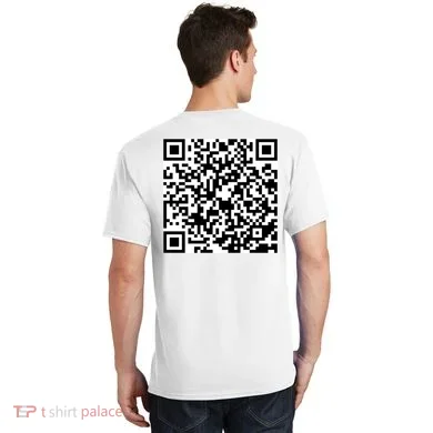 God Is Greater QR Code T-Shirt back