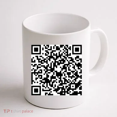 God Is Greater QR Code Coffee Mug back