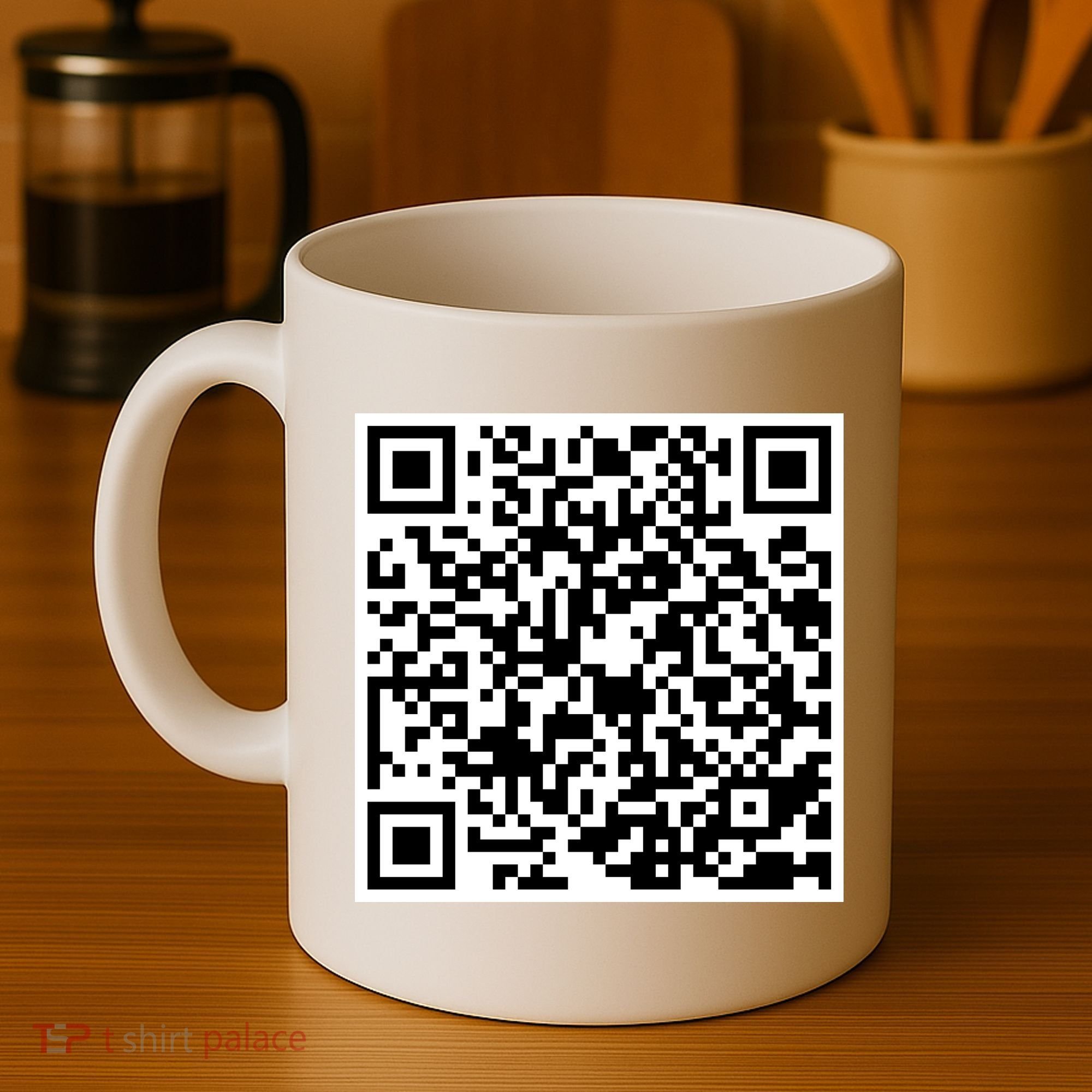 God Is Greater QR Code Coffee Mug