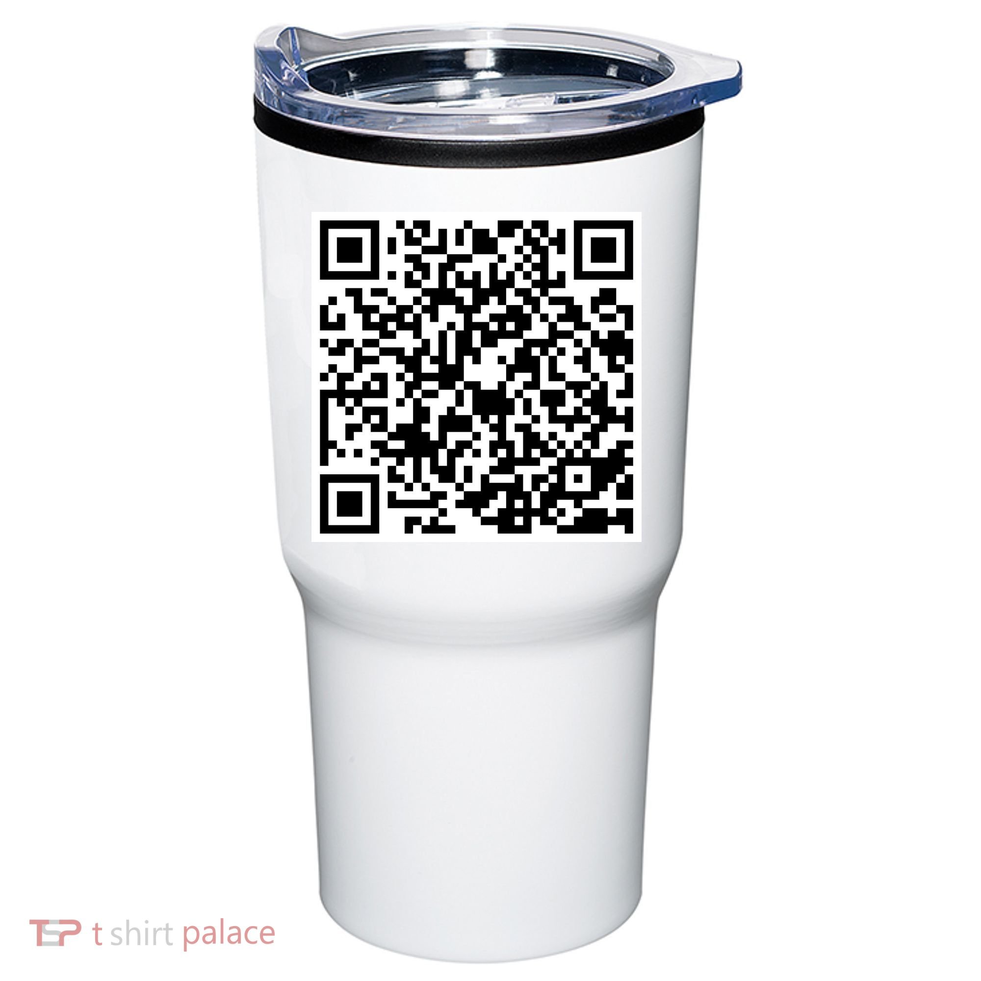 God Is Greater QR Code Tumbler