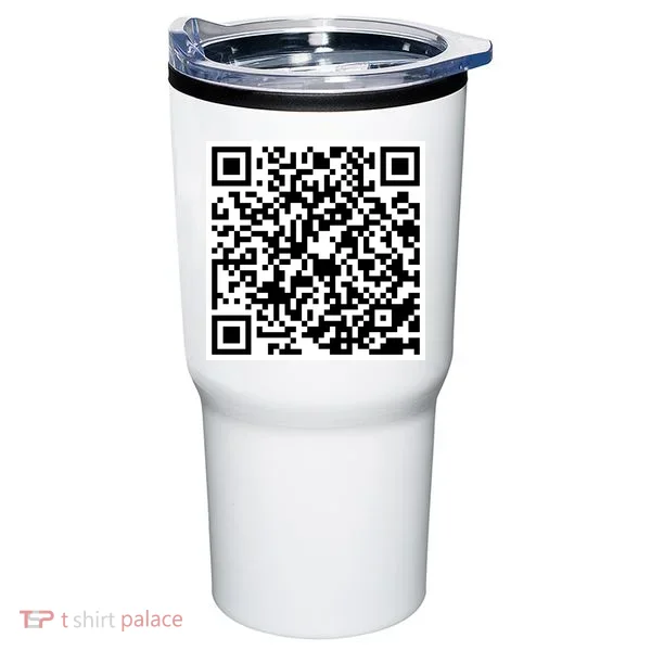 God Is Greater QR Code Tumbler