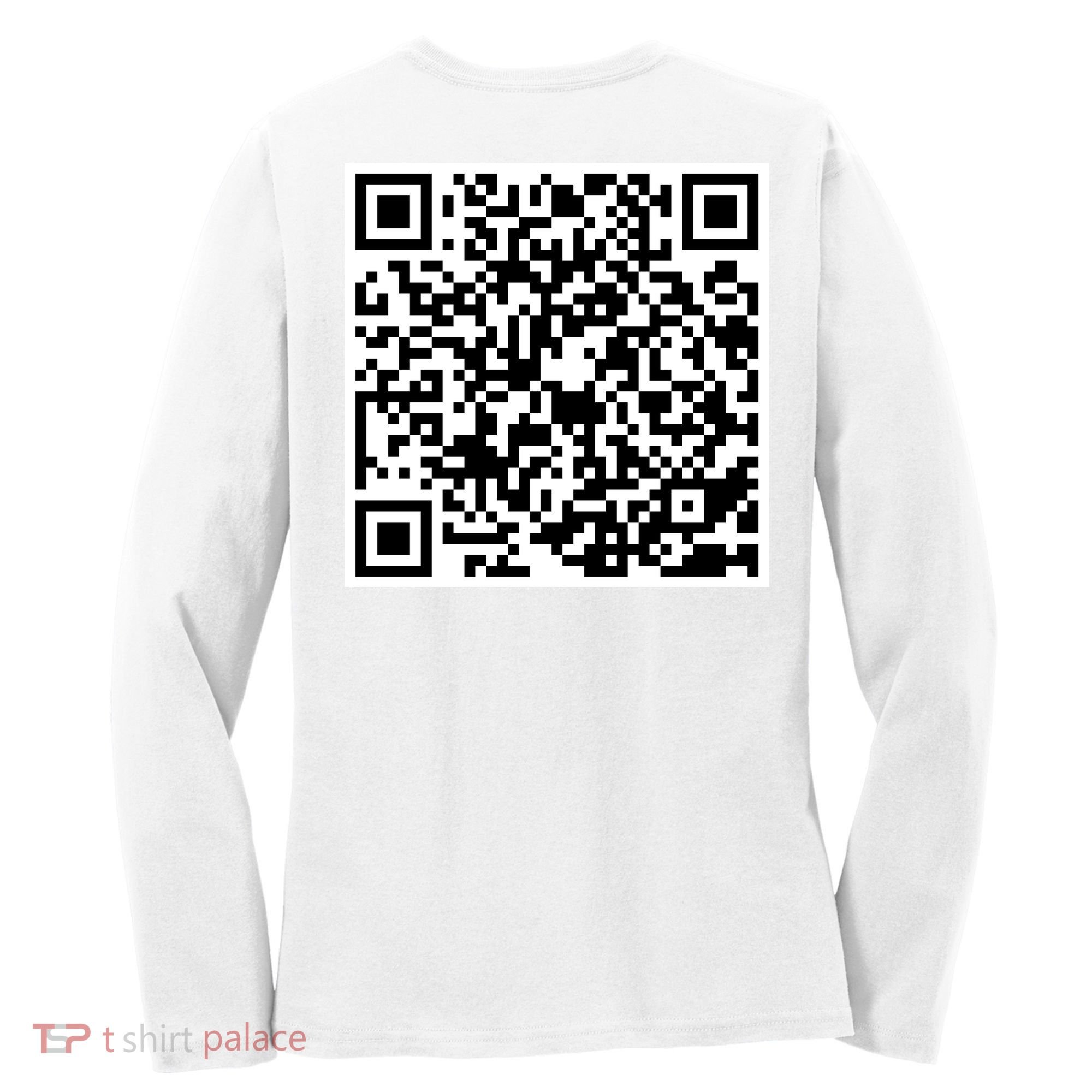 God Is Greater QR Code Women's Long Sleeve Shirt