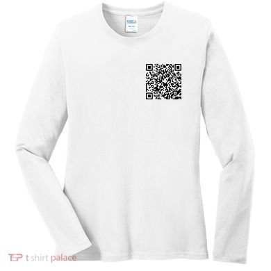God Is Greater QR Code Women's Long Sleeve Shirt