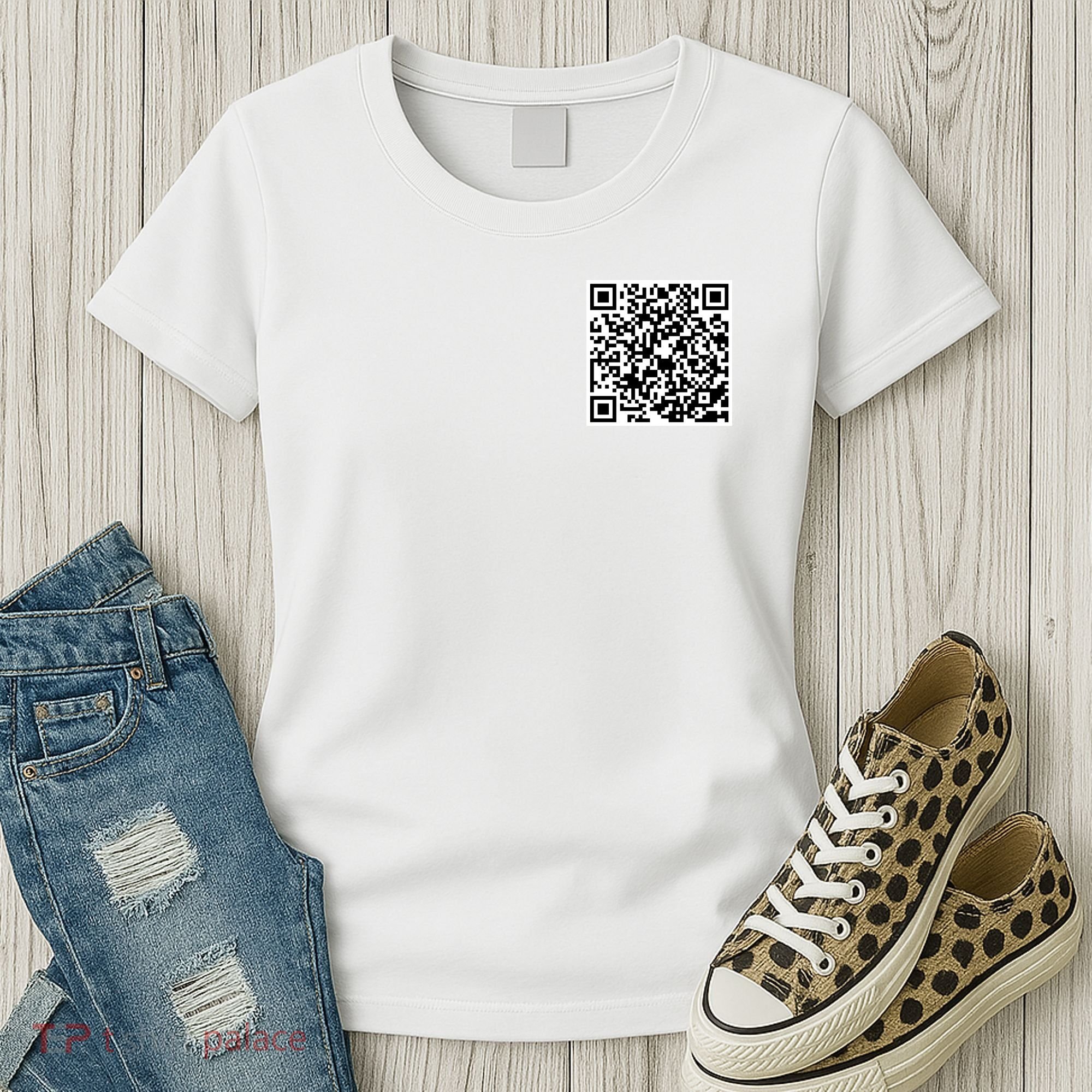 God Is Greater QR Code Women's T-Shirt