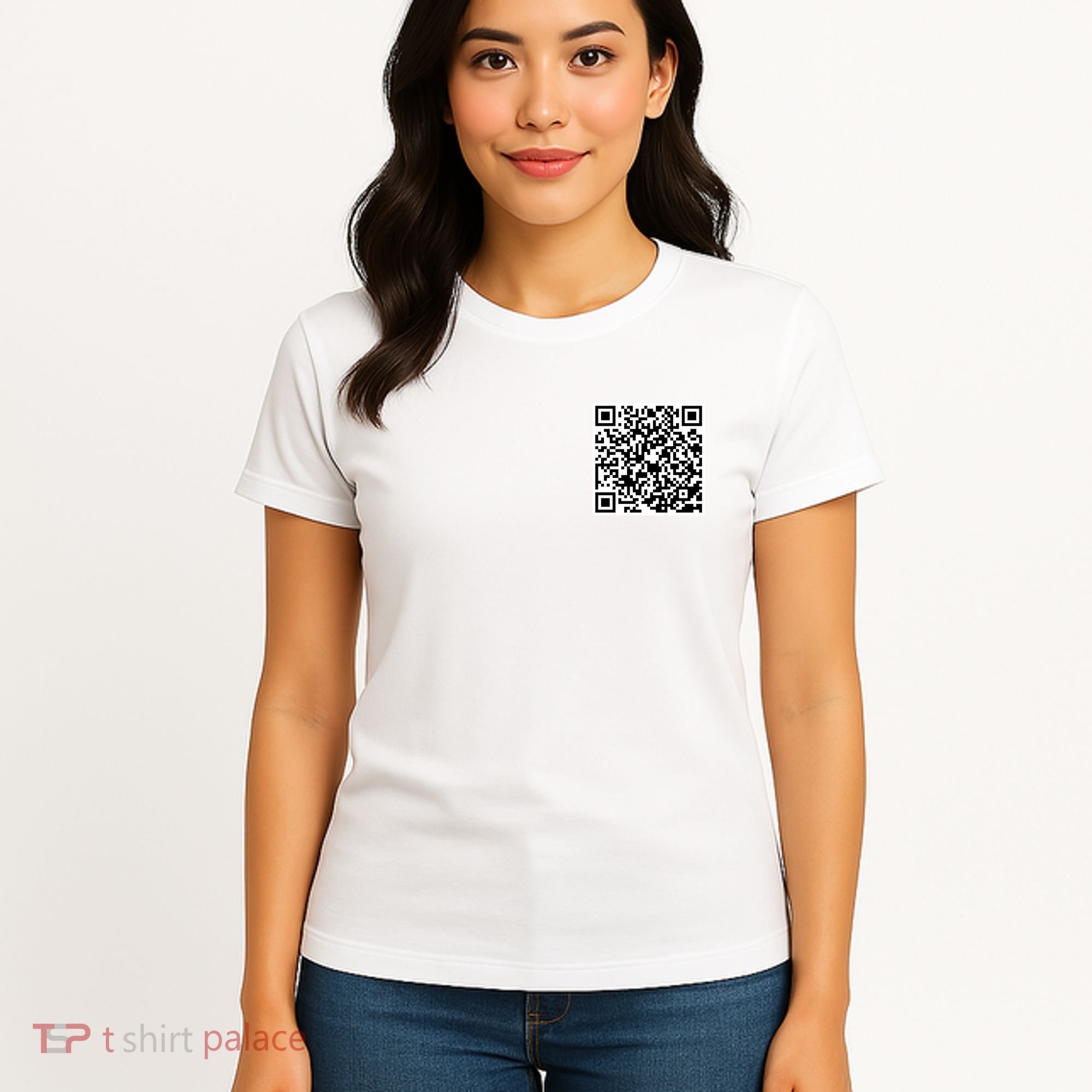 God Is Greater QR Code Women's T-Shirt