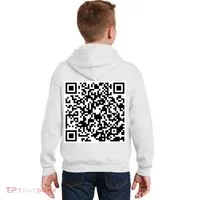 God Is Greater QR Code Kids Hoodie thumb 1