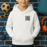 God Is Greater QR Code Kids Hoodie thumb 3