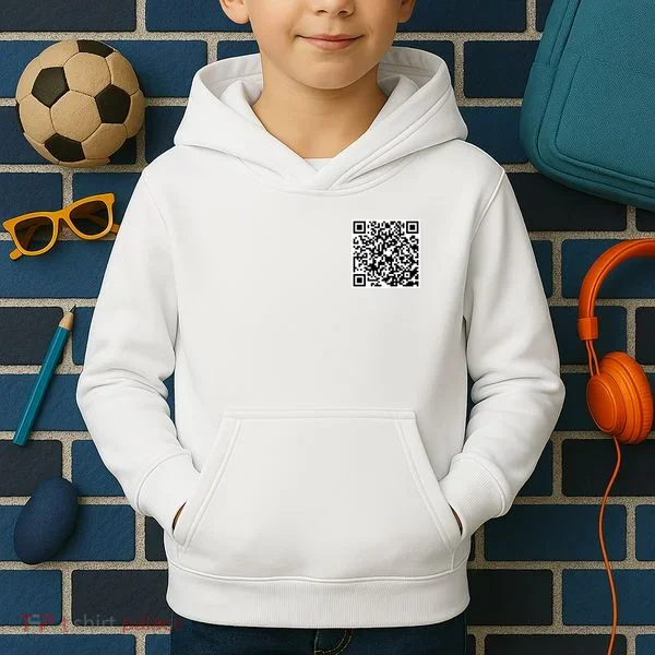 God Is Greater QR Code Kids Hoodie