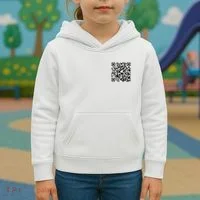 God Is Greater QR Code Kids Hoodie thumb 4