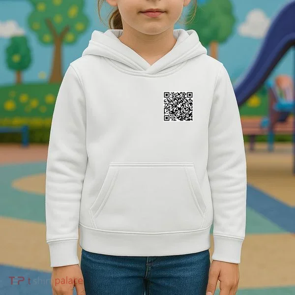 God Is Greater QR Code Kids Hoodie