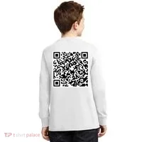 God Is Greater QR Code Kids Long Sleeve Shirt thumb 1