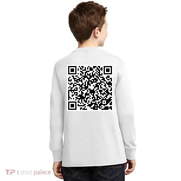 God Is Greater QR Code Kids Long Sleeve Shirt