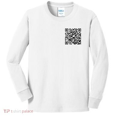 God Is Greater QR Code Kids Long Sleeve Shirt