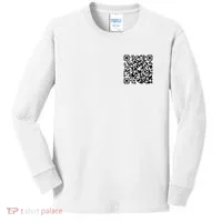God Is Greater QR Code Kids Long Sleeve Shirt thumb 0