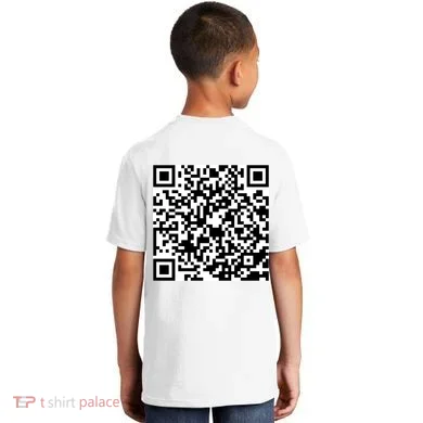 God Is Greater QR Code Kids T-Shirt back