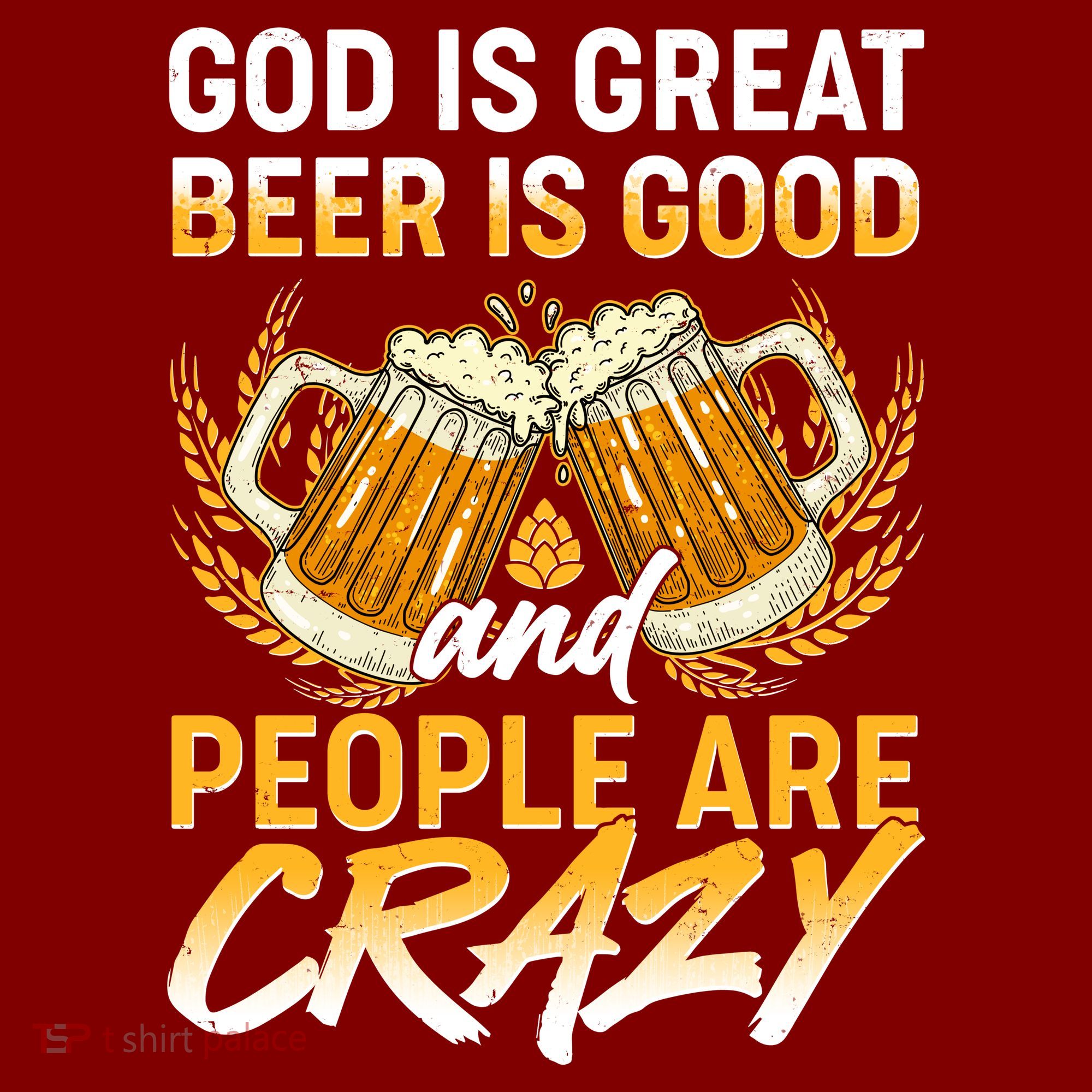 God Is Great Beer Is Good And People Are Crazy Beanie