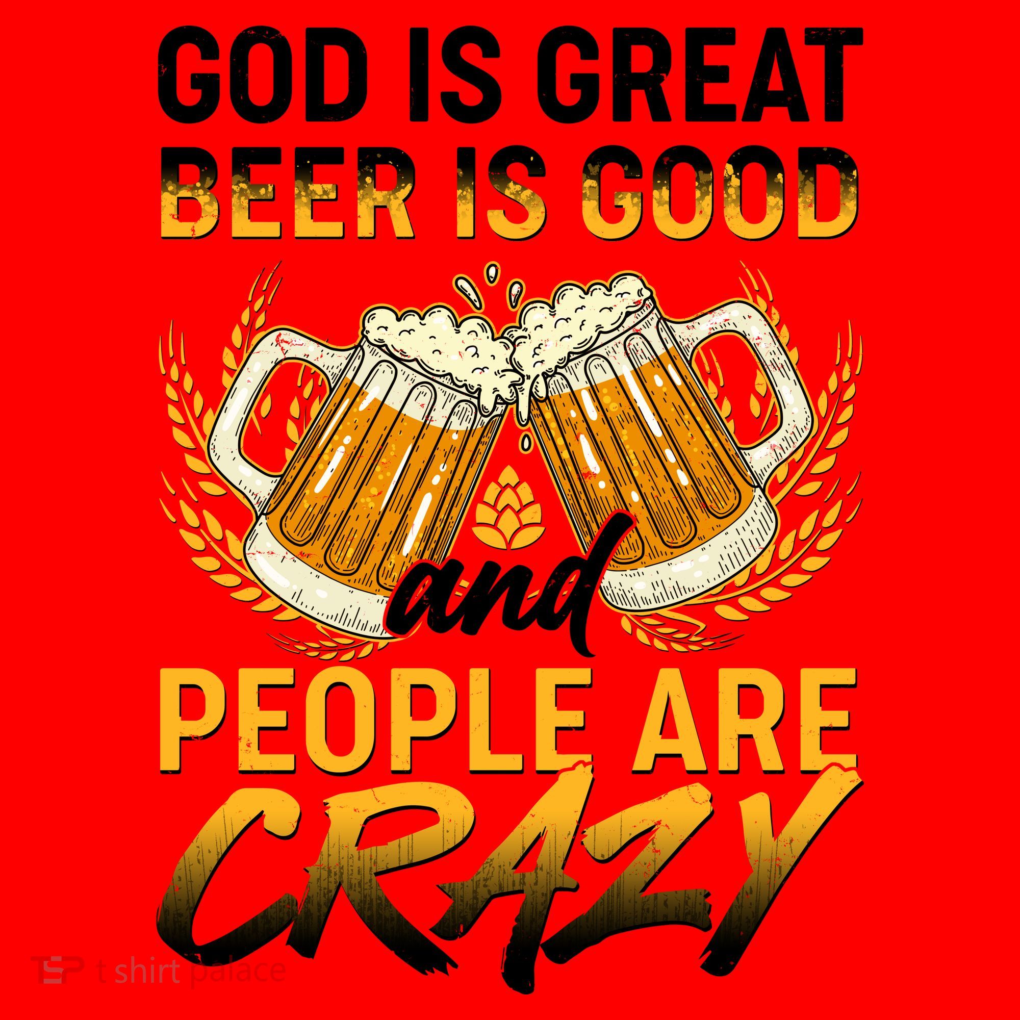 God Is Great Beer Is Good And People Are Crazy Santa Hat