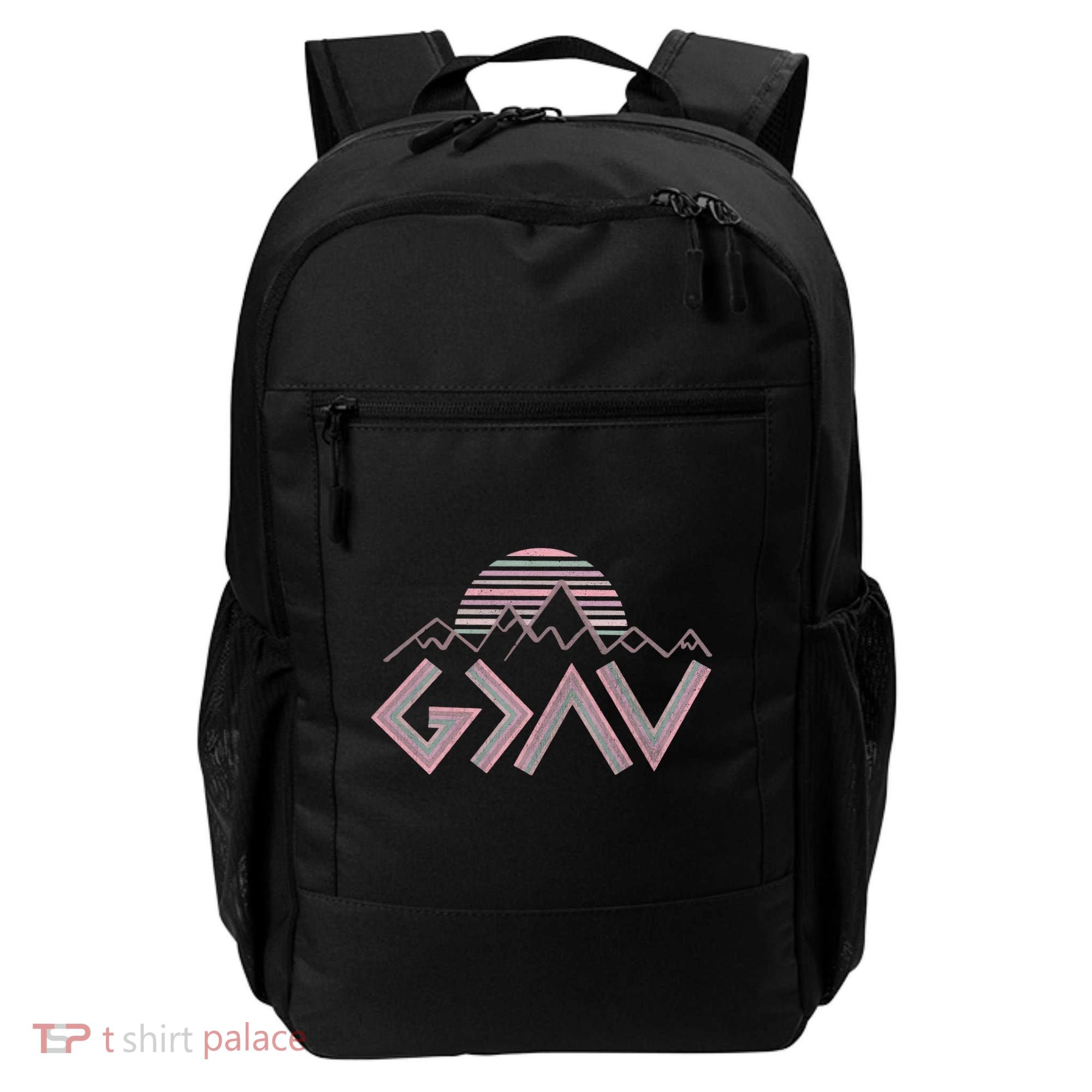 God Is Greater Than The Highs And Lows Religious Backpack