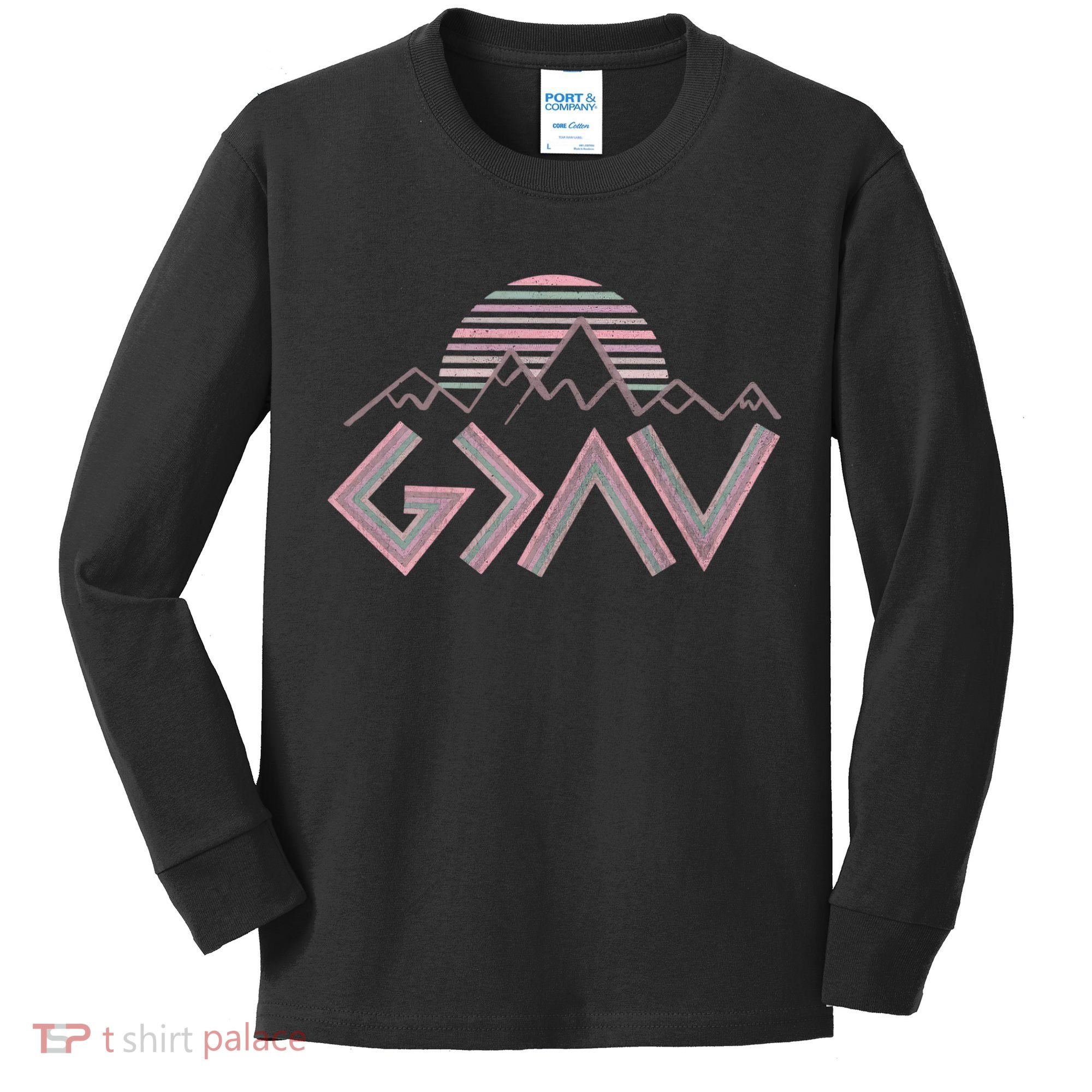 God Is Greater Than The Highs And Lows Religious Kids Long Sleeve Shirt