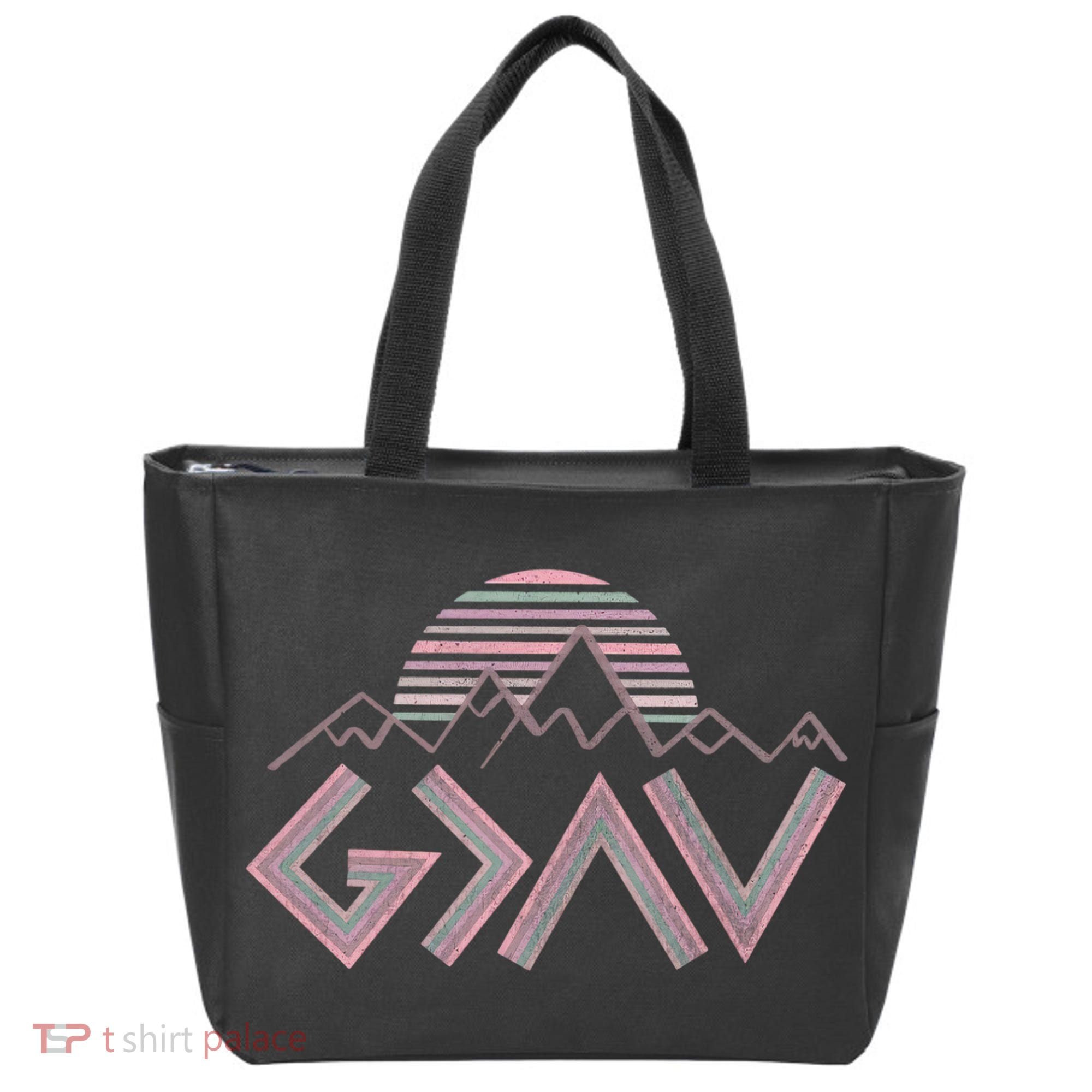God Is Greater Than The Highs And Lows Religious Tote Bag