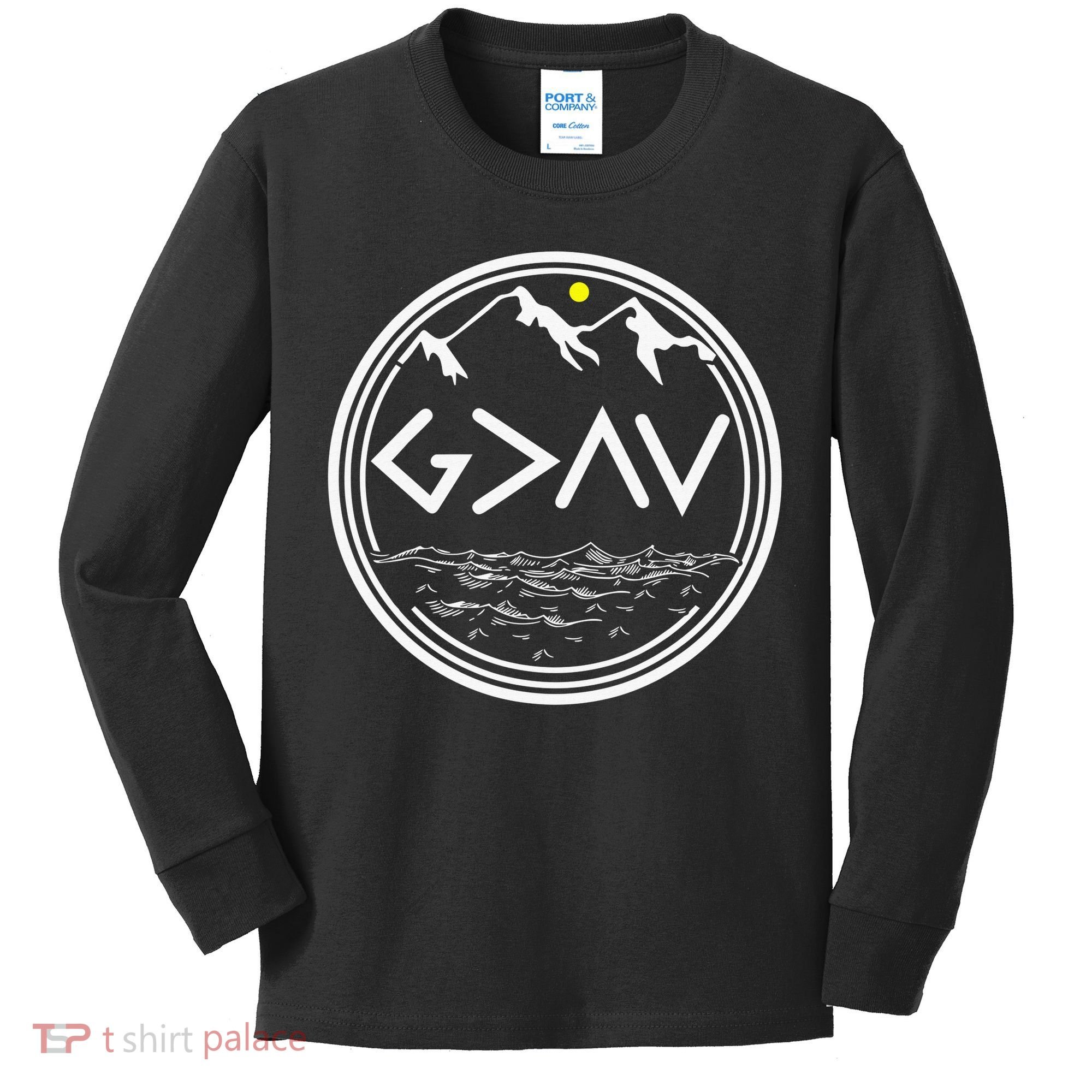 God Is Greater Than The Highs And Lows  Kids Long Sleeve Shirt