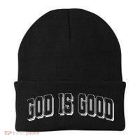 God Is Good Sports University Style Logo Beanie thumb 0