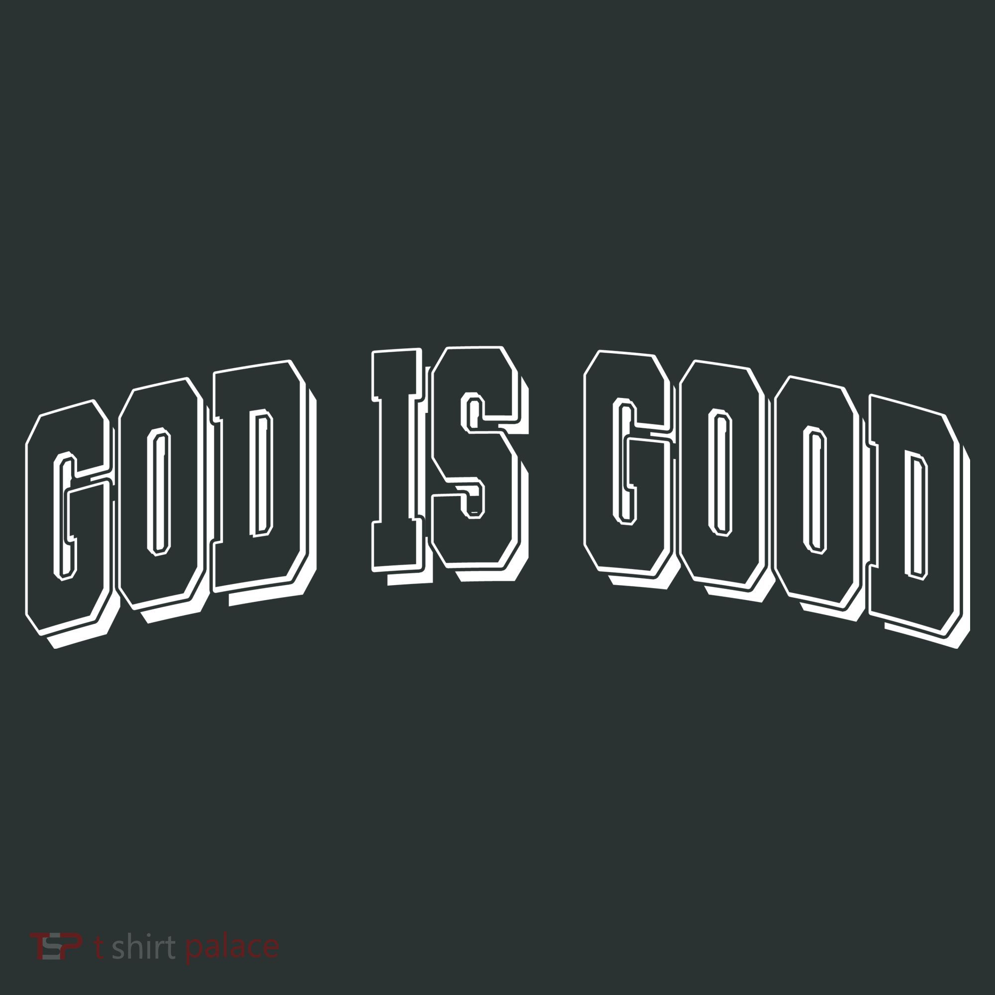 God Is Good Sports University Style Logo Mousepad