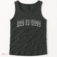 God Is Good Sports University Style Logo Tank Top thumb 2