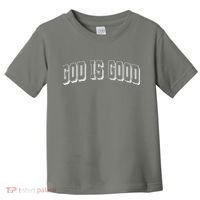 God Is Good Sports University Style Logo Toddler T-Shirt thumb 0