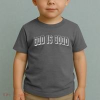God Is Good Sports University Style Logo Toddler T-Shirt thumb 2