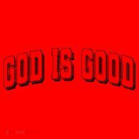 God Is Good Sports University Style Logo Santa Hat thumb 1