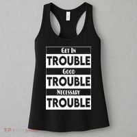 Get In Good Necessary Trouble Civil Rights Social Justice Women's Tank Top thumb 3