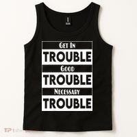 Get In Good Necessary Trouble Civil Rights Social Justice Tank Top thumb 2