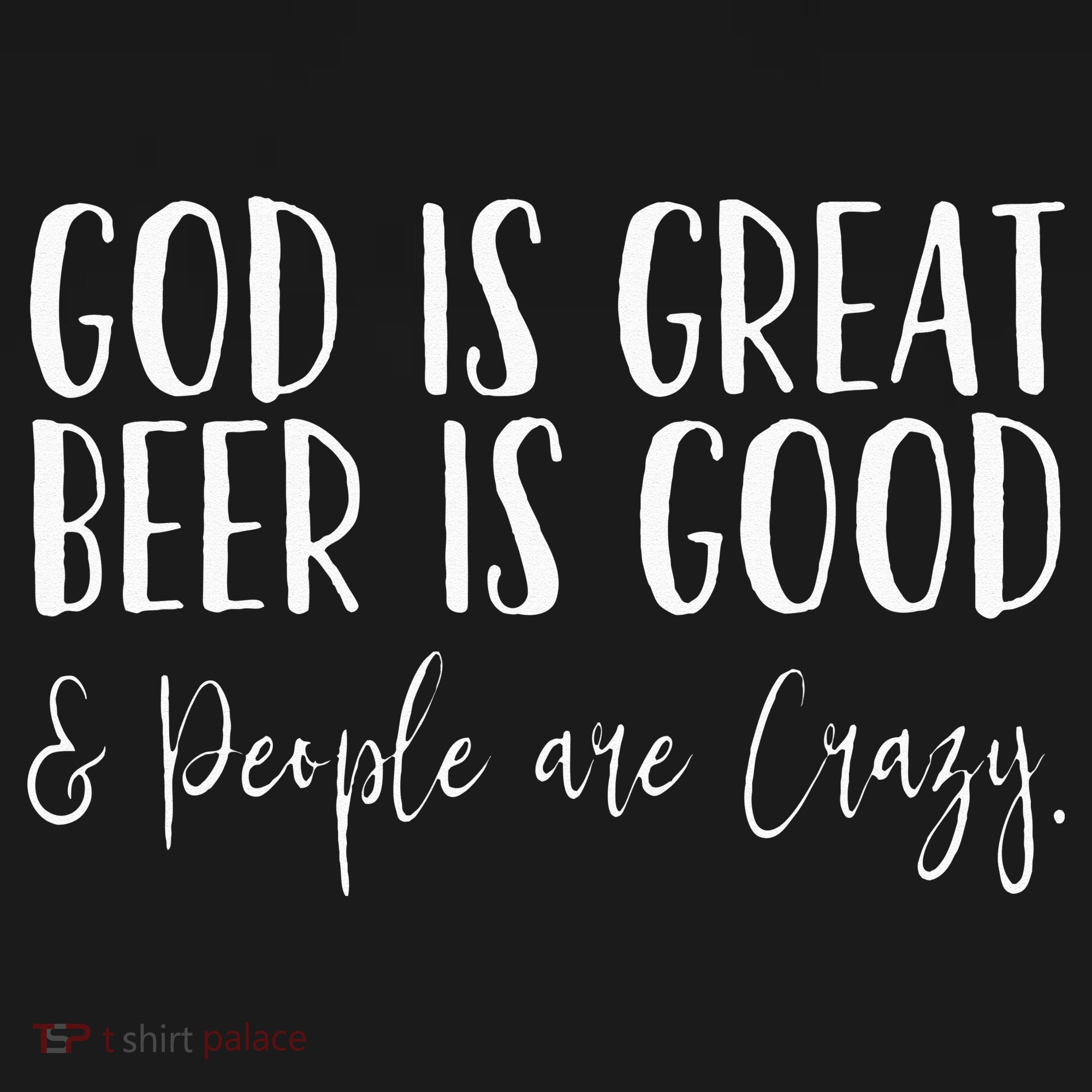 God is great beer is good and people are crazy Women's Tank Top