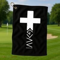 God Is Greater Than Highs And Lows Romans 8 28 Golf Towel thumb 1