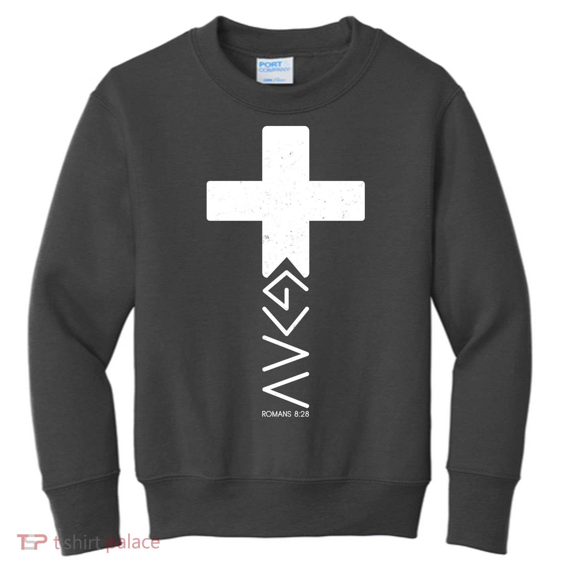God Is Greater Than Highs And Lows Romans 8 28 Kids Sweatshirt