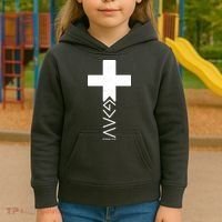 God Is Greater Than Highs And Lows Romans 8 28 Kids Hoodie thumb 3