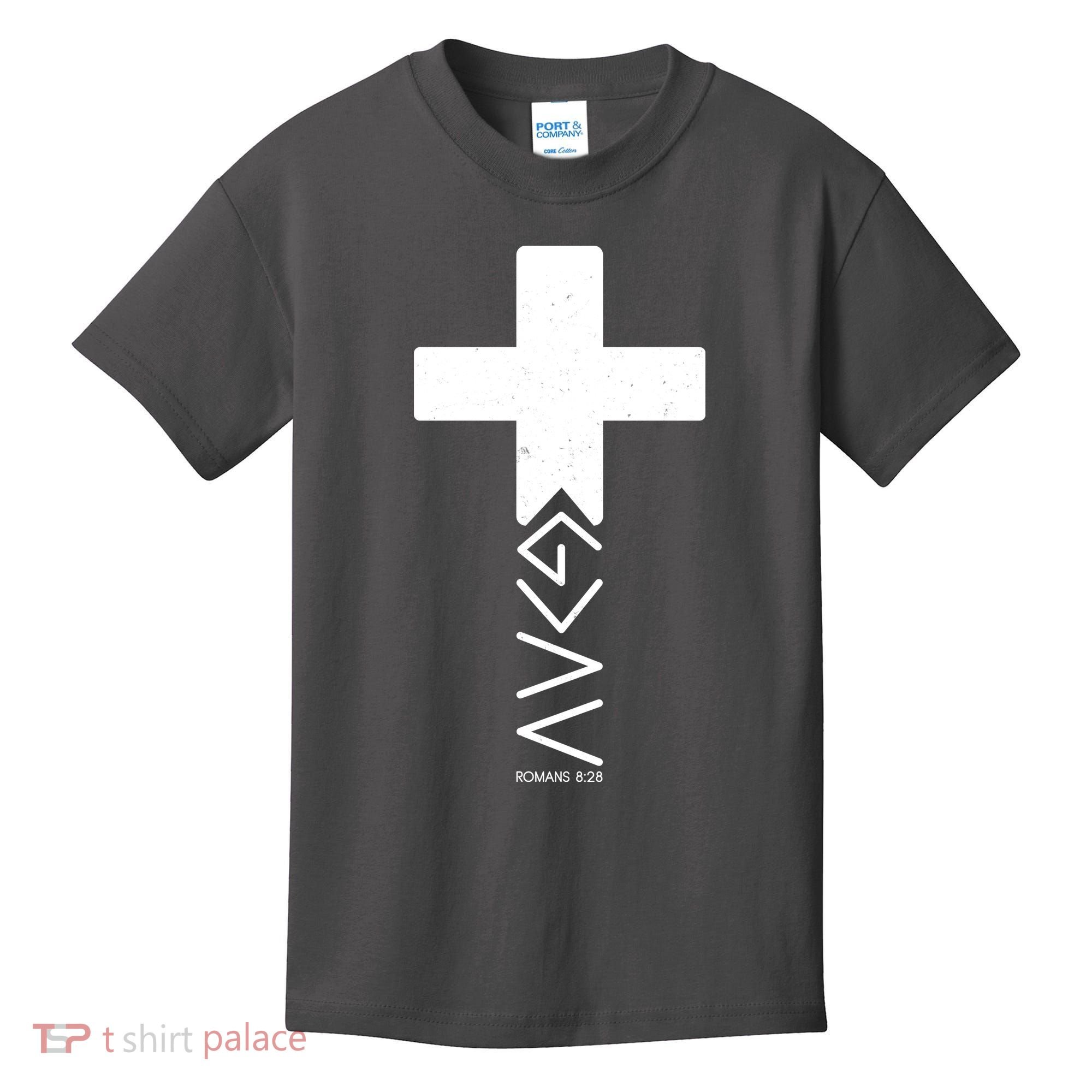 God Is Greater Than Highs And Lows Romans 8 28 Kids T-Shirt