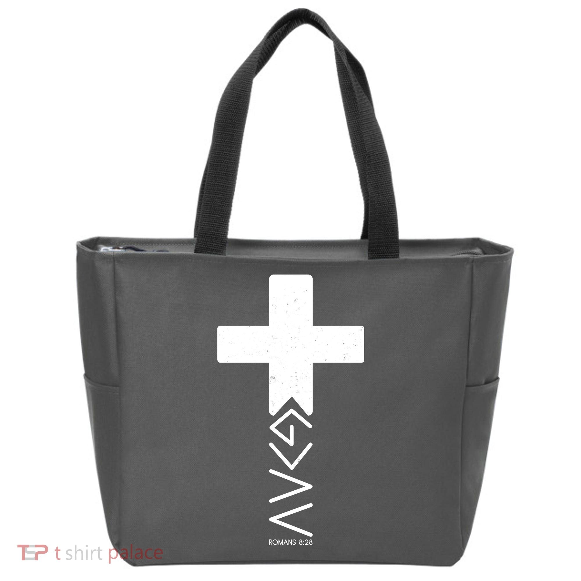 God Is Greater Than Highs And Lows Romans 8 28 Tote Bag