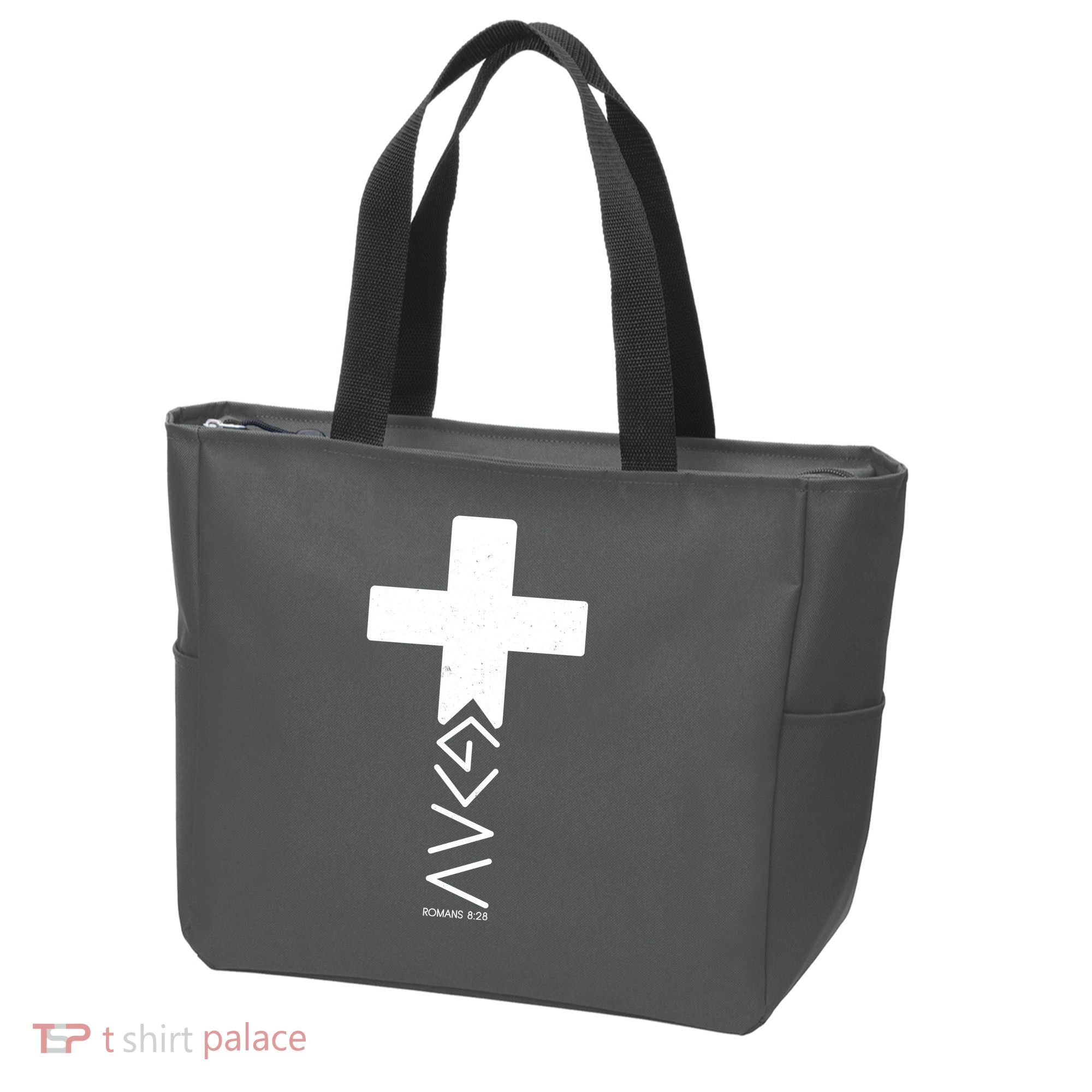 God Is Greater Than Highs And Lows Romans 8 28 Tote Bag
