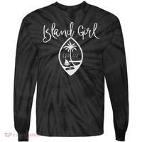 Guam Island Girl Tie-Dye Long Sleeve Shirt thumb 0