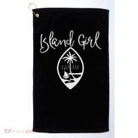 Guam Island Girl Golf Towel thumb 0